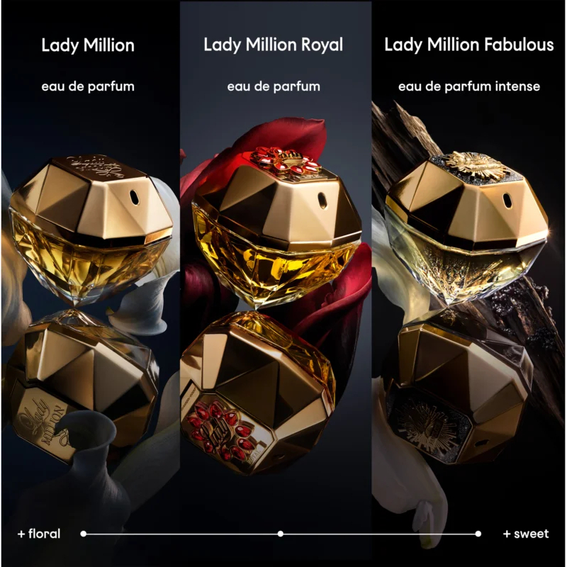 Eau de parfum 'Lady Million Royal' - 80 ml