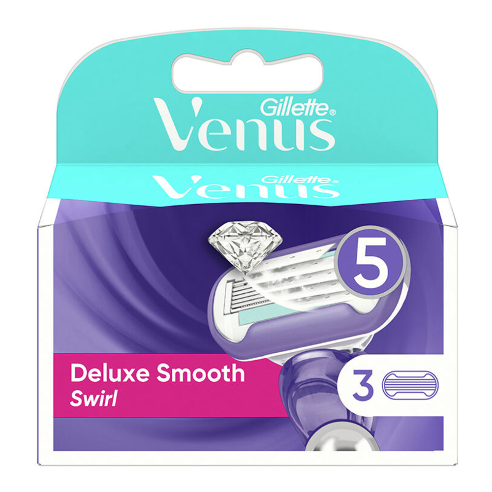 Lames de rechange 'Venus Deluxe Smooth Swirl' - 3 Pièces