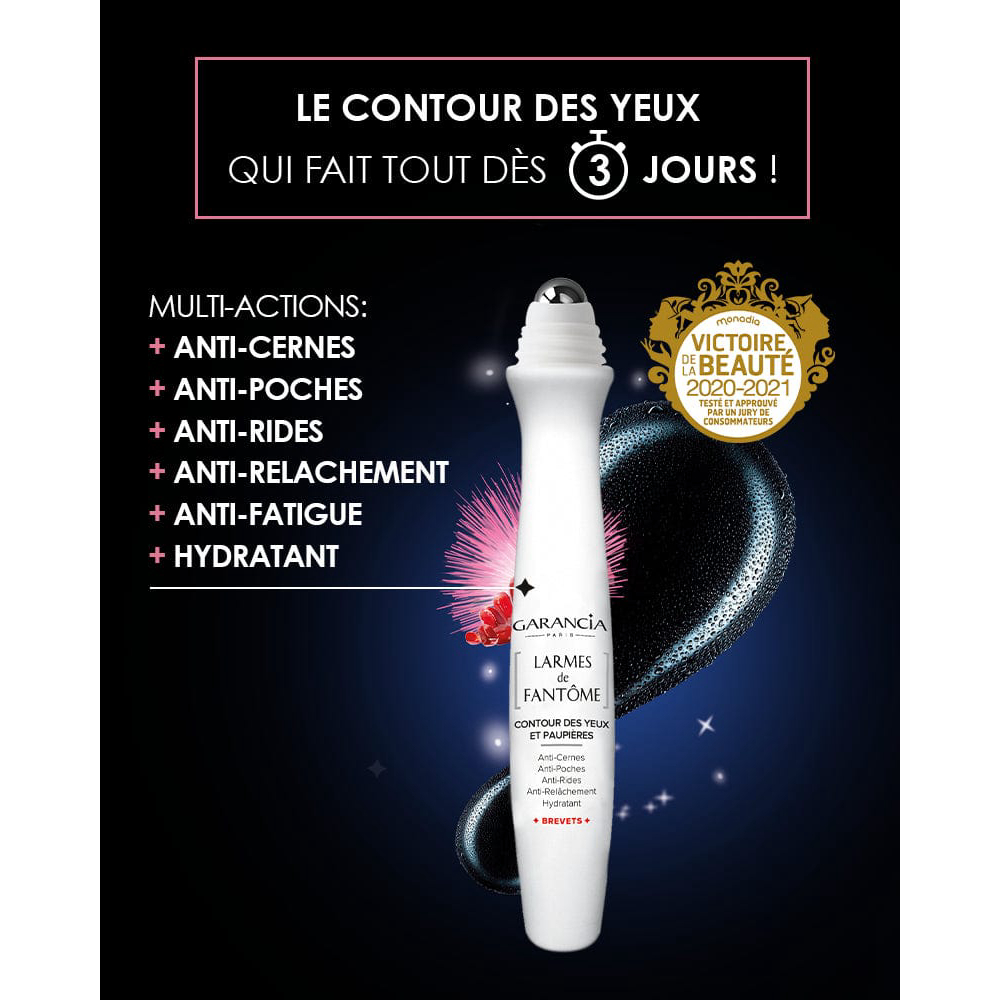 Roll-on paupières et yeus 'Larmes De Fantôme' - 10 ml