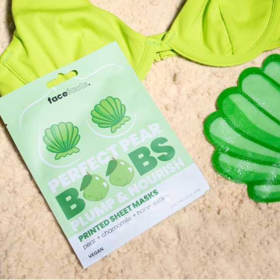 'Perfect Pear Boobs Plump & Nourish' Sheet Mask - 25 ml