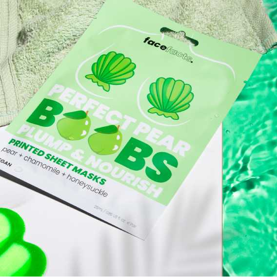 'Perfect Pear Boobs Plump & Nourish' Sheet Mask - 25 ml