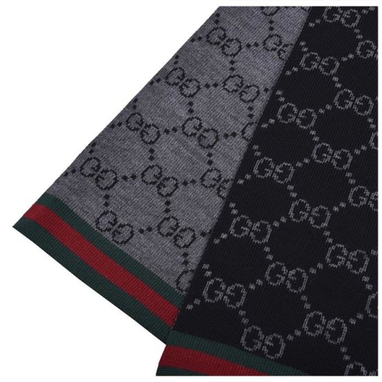 Écharpe en laine 'Monogram' pour Hommes