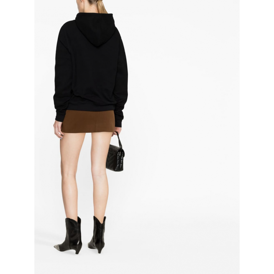 'Embroidered Logo' Kapuzenpullover für Damen