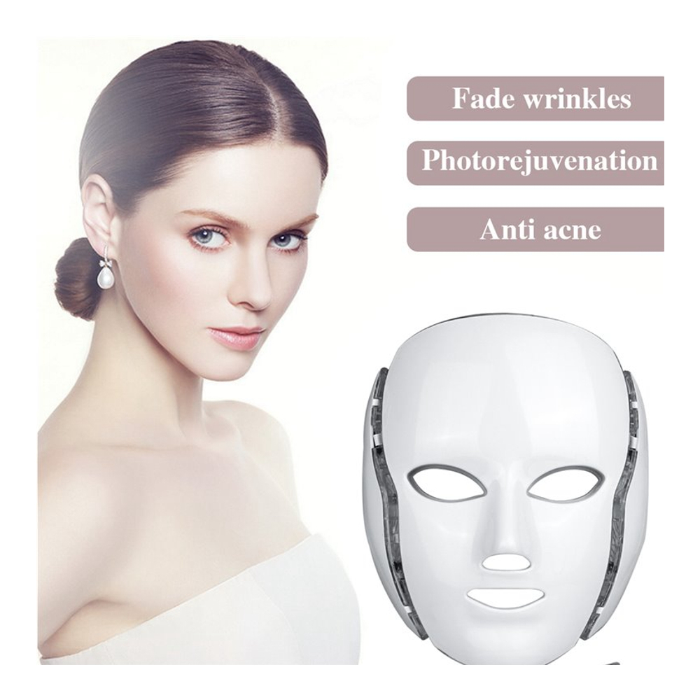 Masque visage 'Luminotherapie LED - 7 Colours'