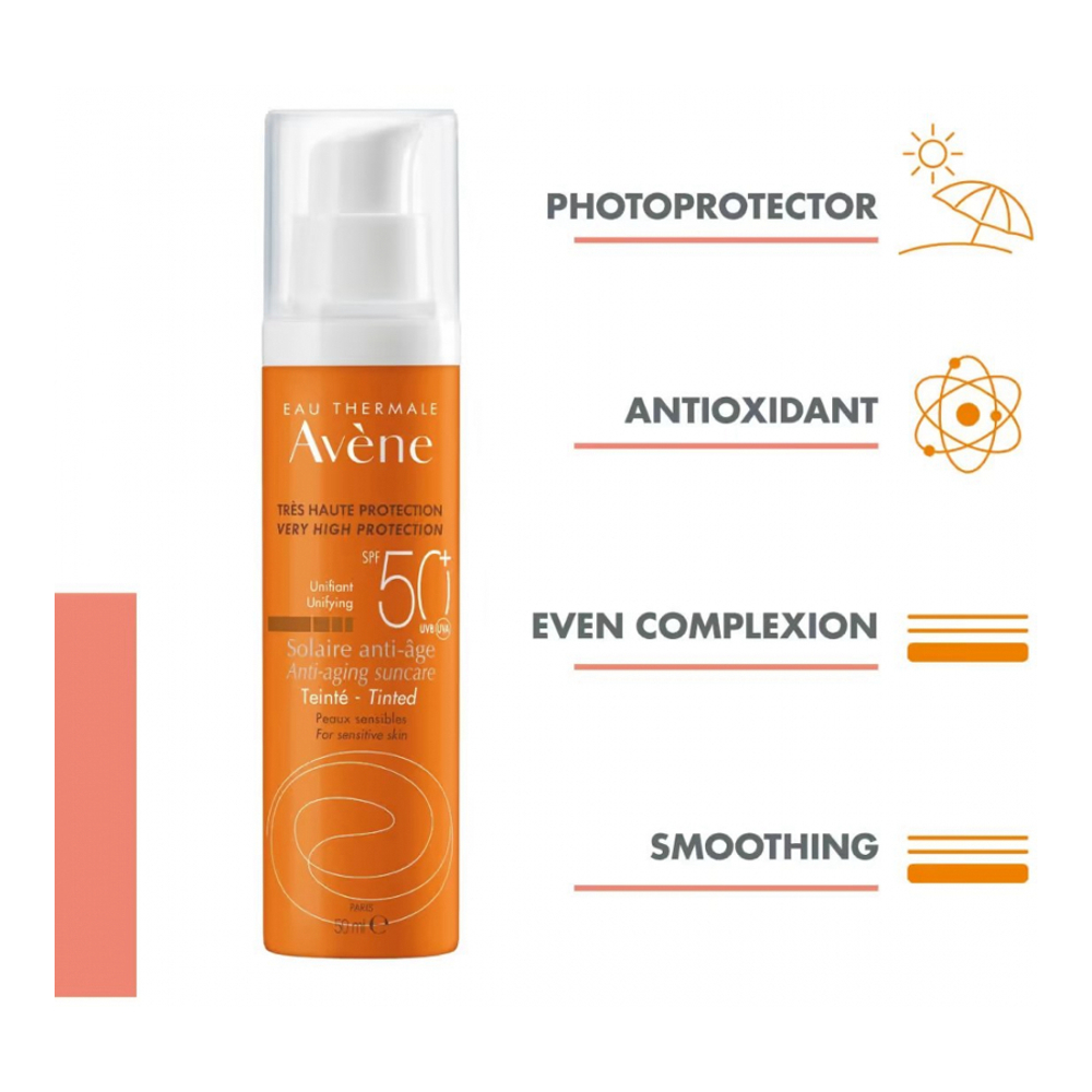 Solaire Anti-Âge Teinté SPF50+ - 50 ml