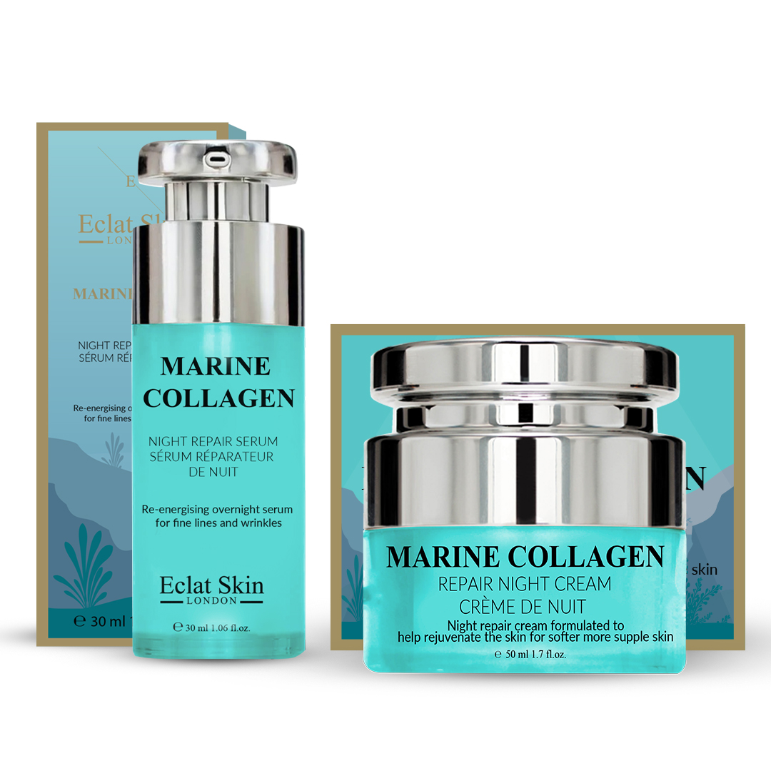 Crème de nuit, Sérum de nuit 'Marine Collagen'