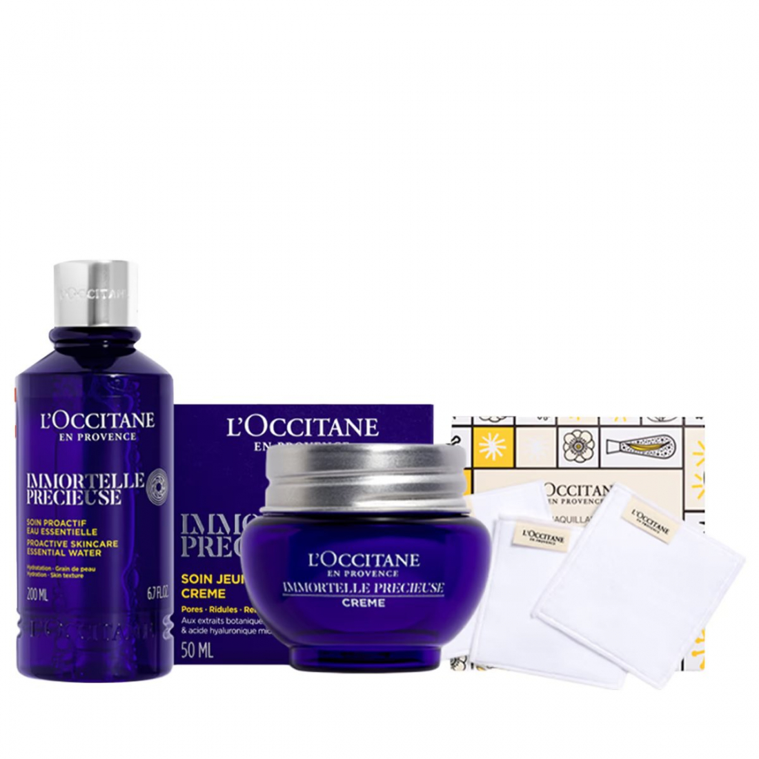 Coffret de soins de la peau 'Immortelle Précieuse' - 3 Pièces