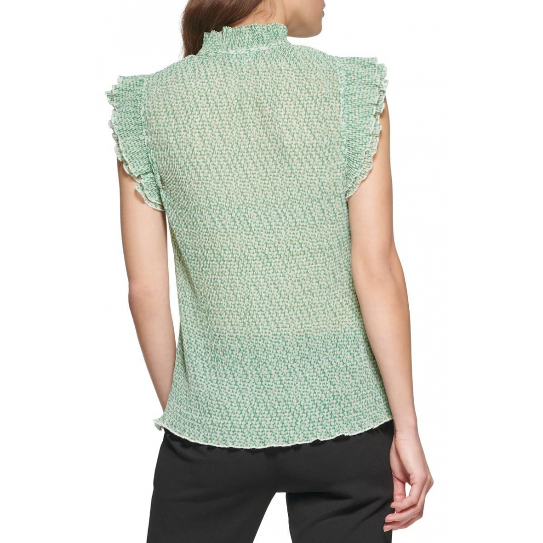 Women's 'Ruffle Pleated' Sleeveless Blouse