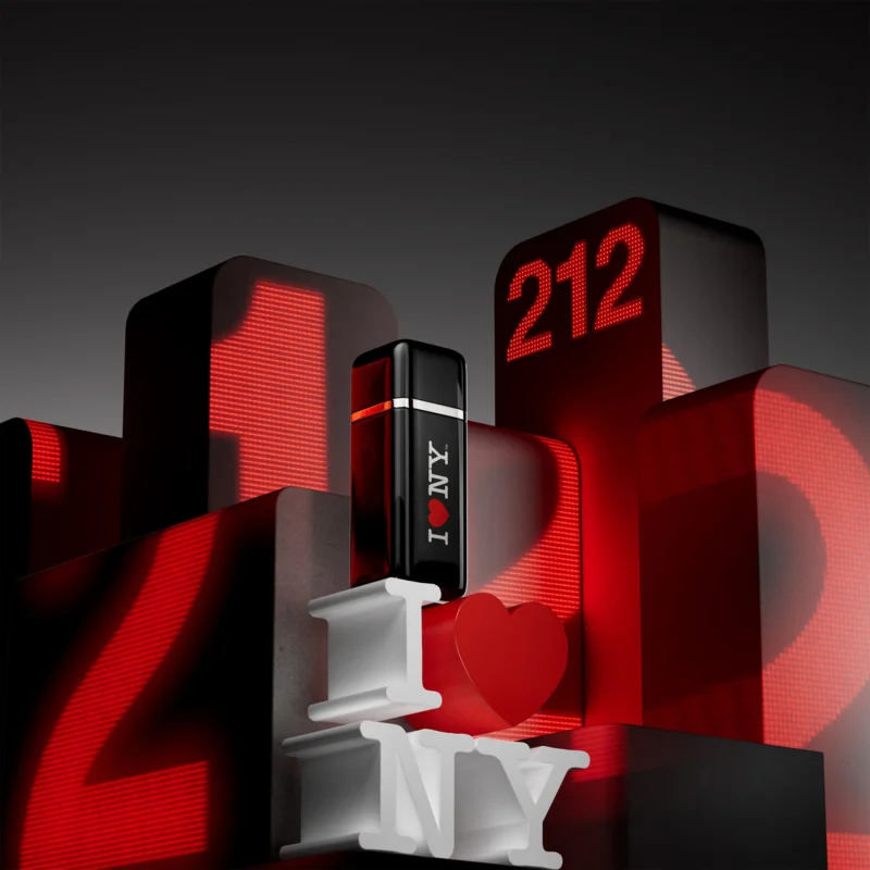 Eau de parfum '212 VIP Black I ♥ NY Limited Edition' - 100 ml
