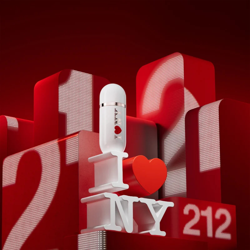 Eau de parfum '212 VIP Rosé I ♥ NY Limited Edition' - 80 ml