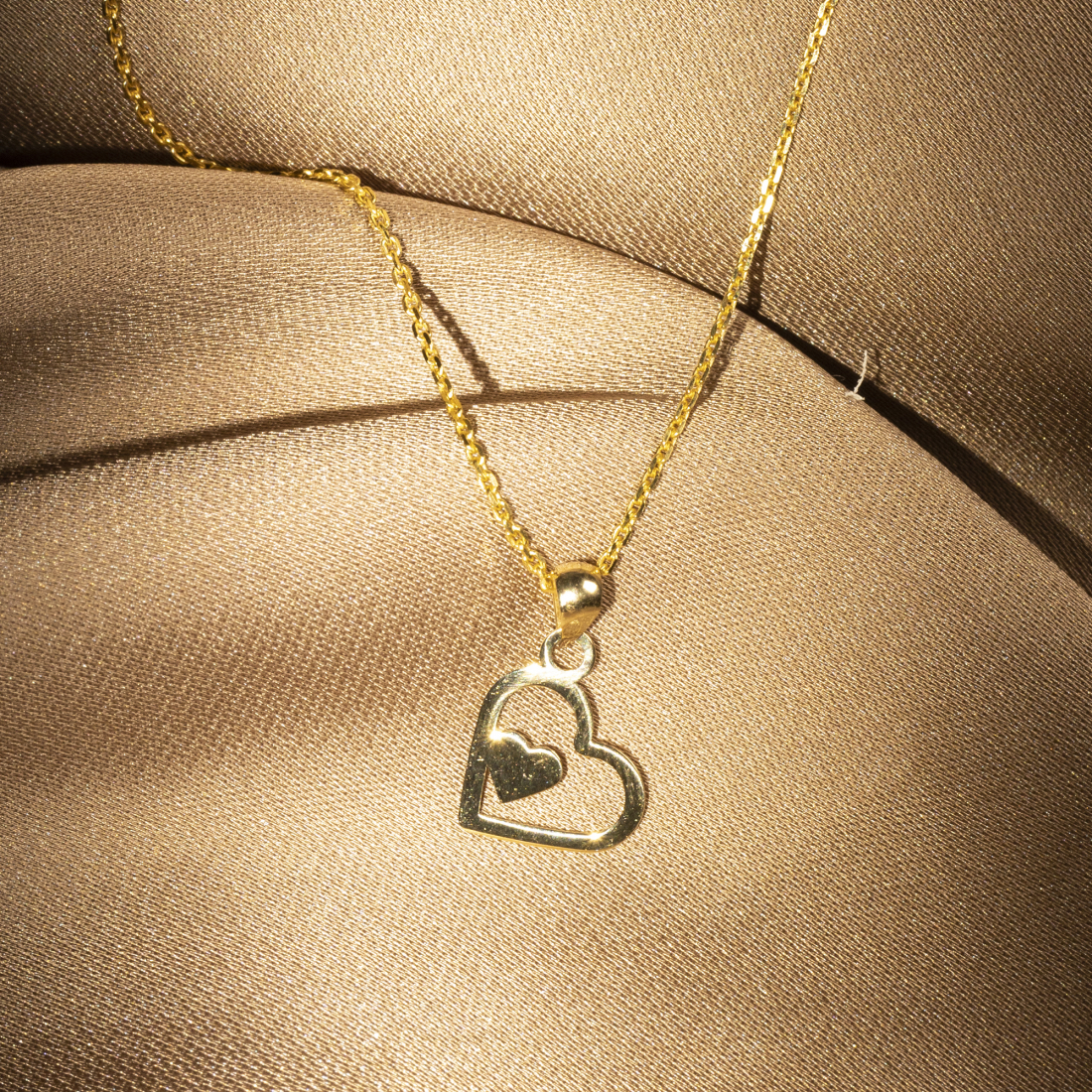 Pendentif sur chaine 'Cœur' pour Femmes