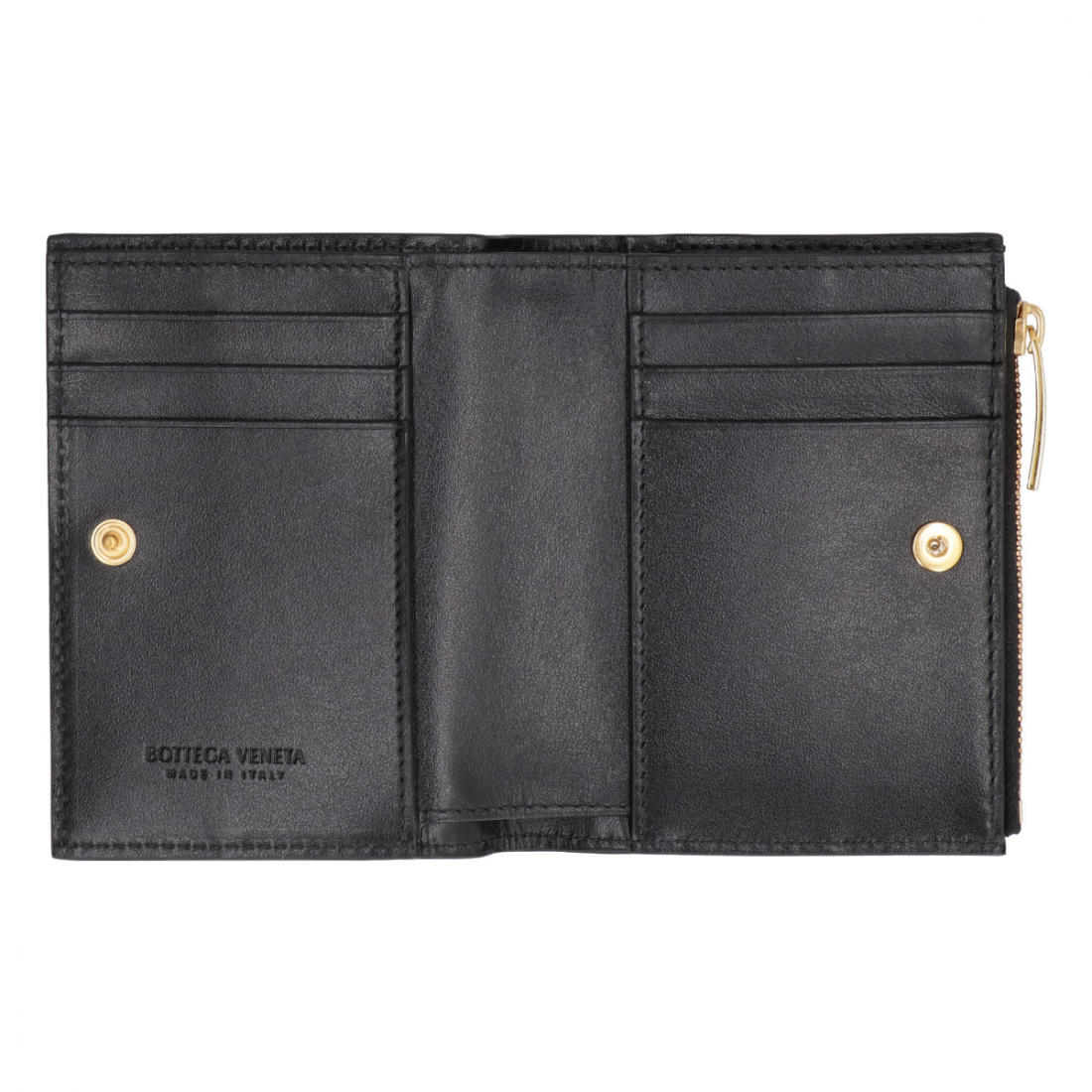 Portefeuille 'Small Intrecciato Bi-Fold Zip' pour Femmes