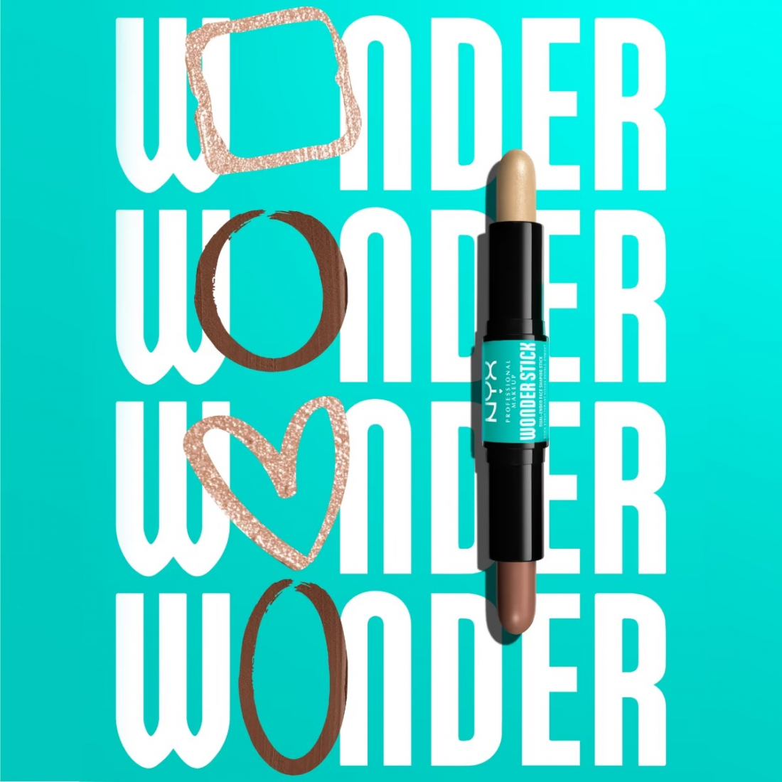 Stick pour le visage 'Wonder Stick Dual Face Lift' - 03 Light Medium 8 g
