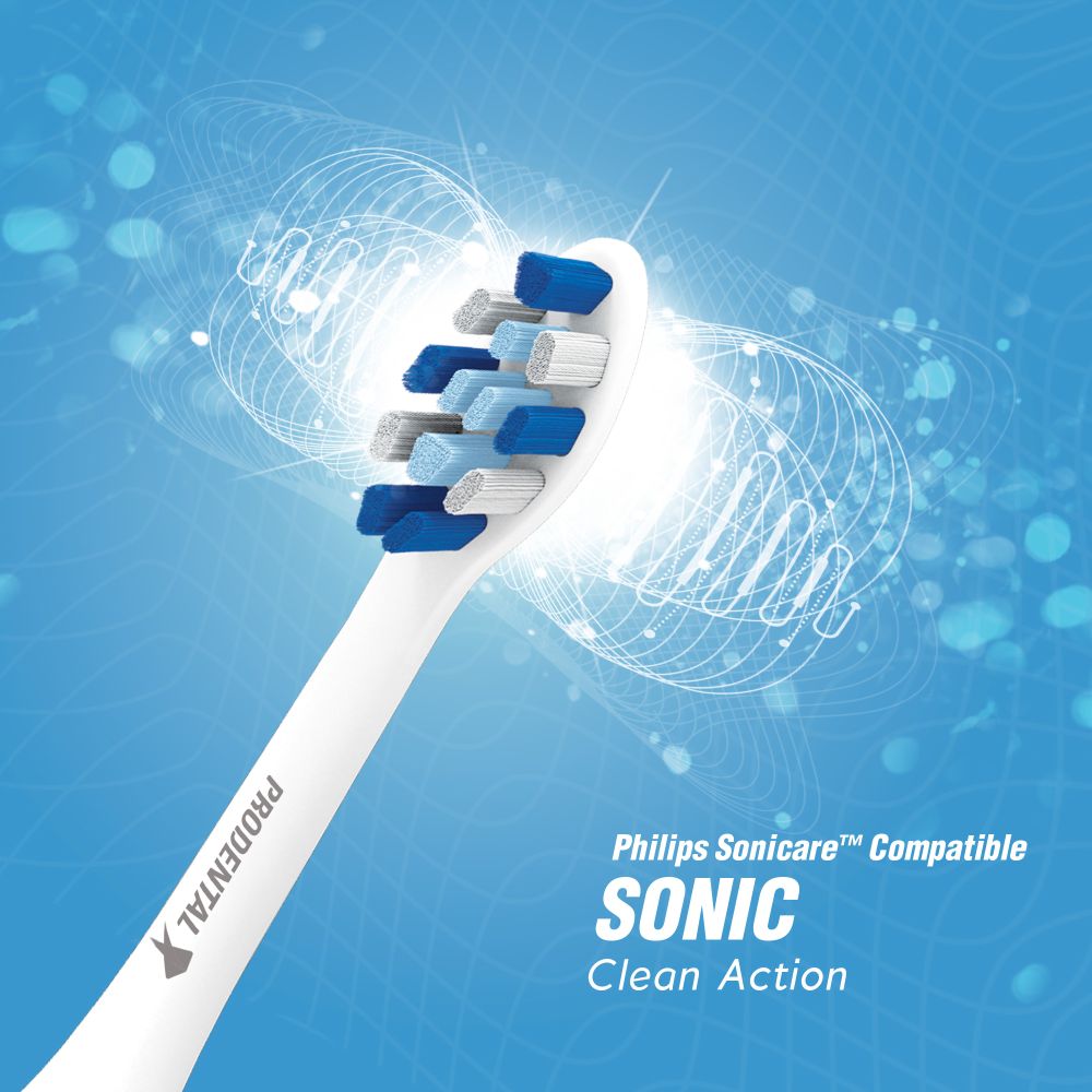 Têtes de brosse 'Philips Compatible - Clean Action Sonic' - 6 Unités