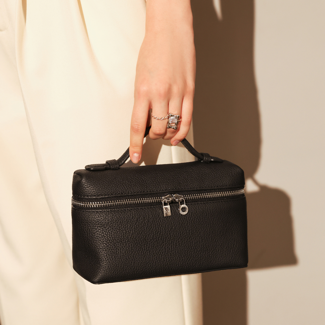 Women's 'Traveler's Rectangle Box Mini' Top Handle Bag