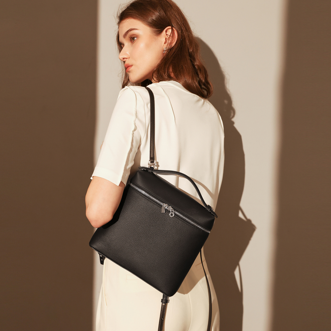 Women's 'Loom Double Zippers' Backpack