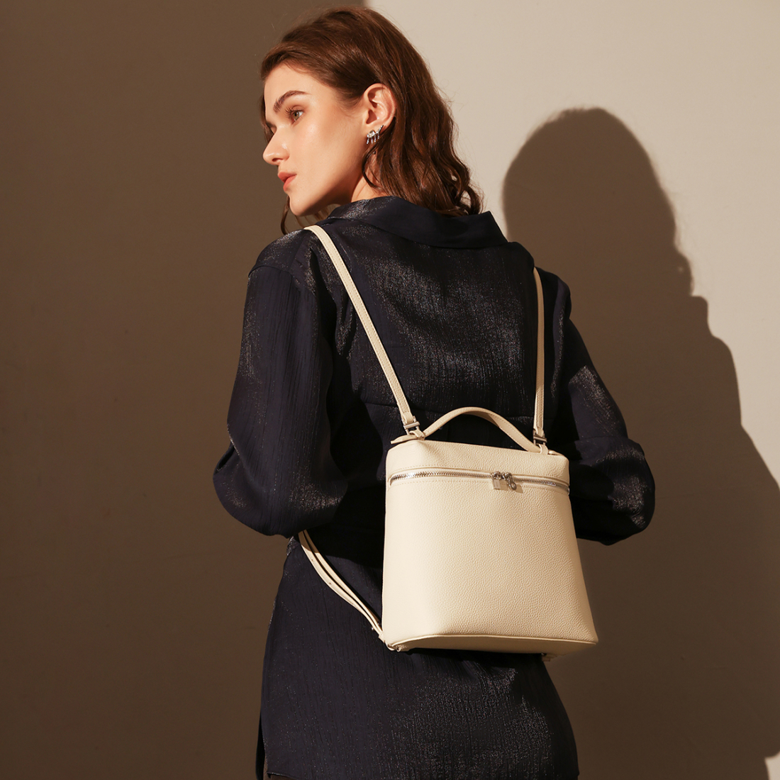 Women's 'Loom Double Zippers' Backpack