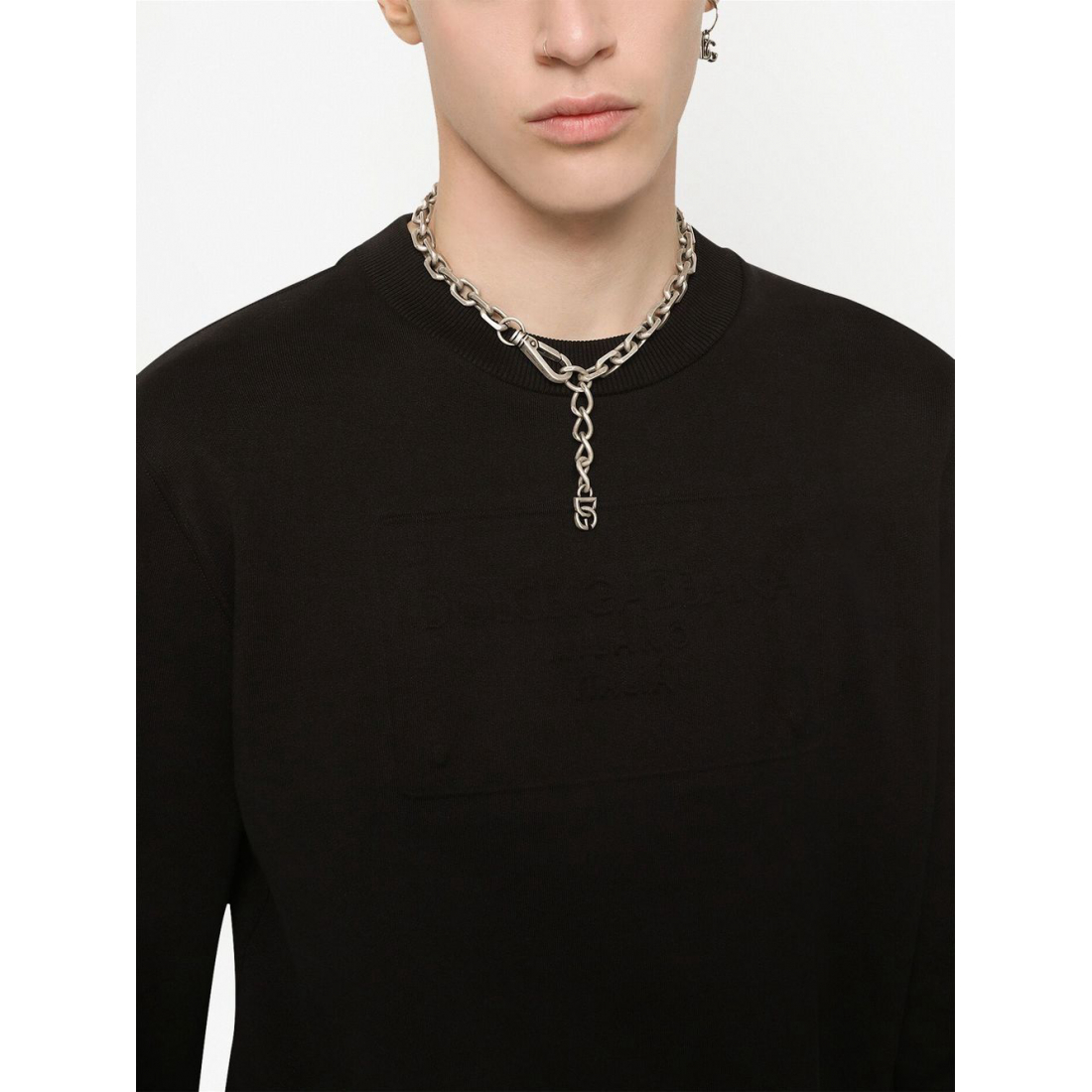 Pull 'Logo Embossed' pour Hommes