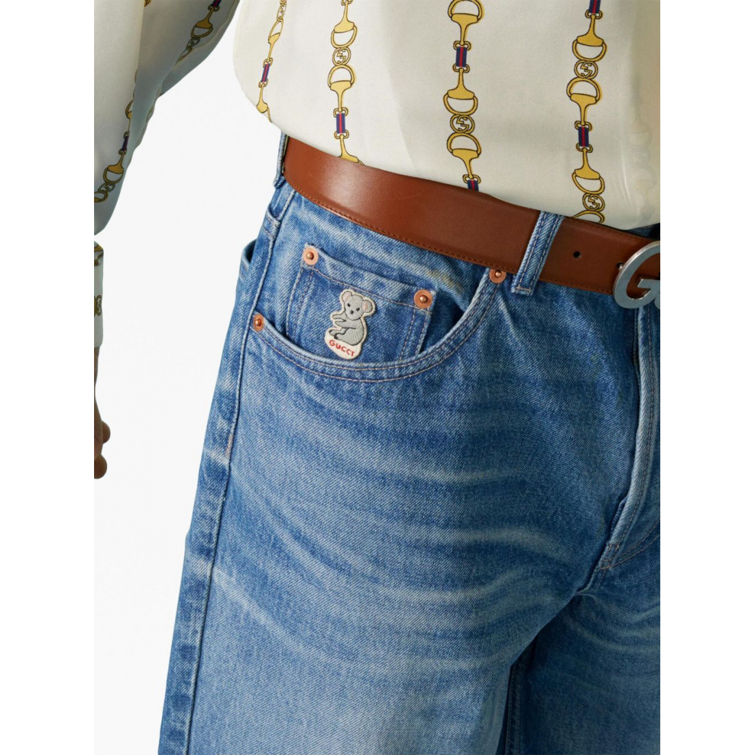 Men's 'Logo Patch' Jeans