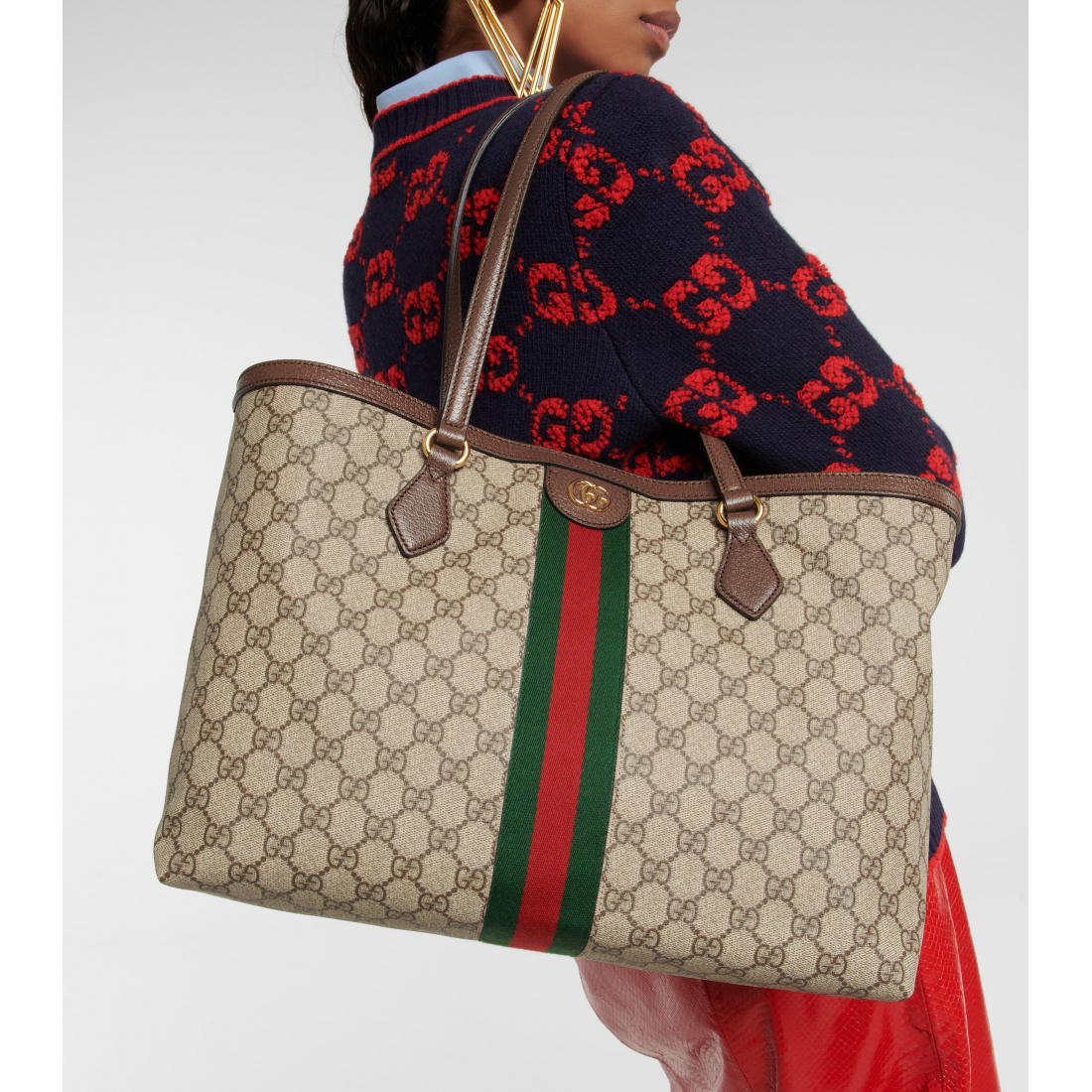 Women's 'Ophidia GG Medium' Tote Bag