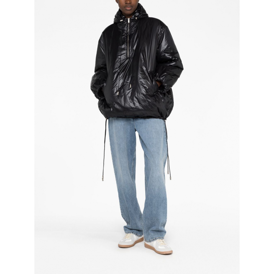 'Logo Embroidered Hooded' Jacke für Damen