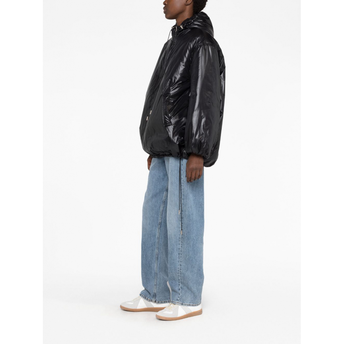 'Logo Embroidered Hooded' Jacke für Damen