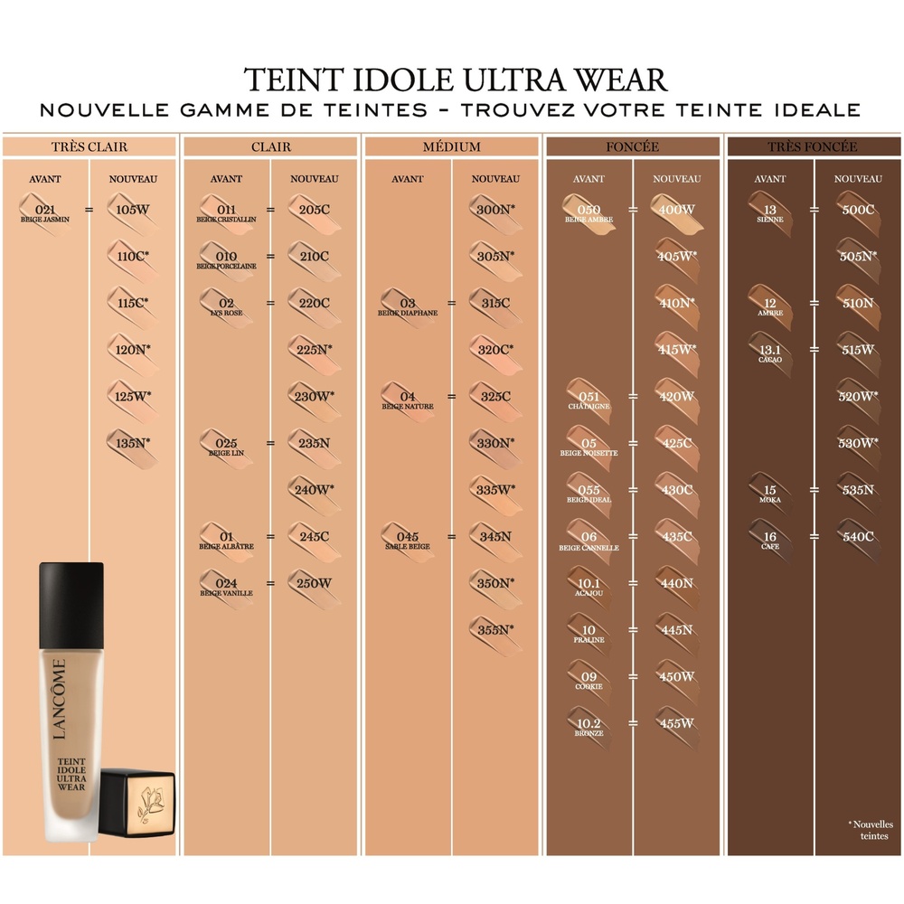 'Teint Idôle Ultra Wear' Liquid Foundation - 335W 30 ml