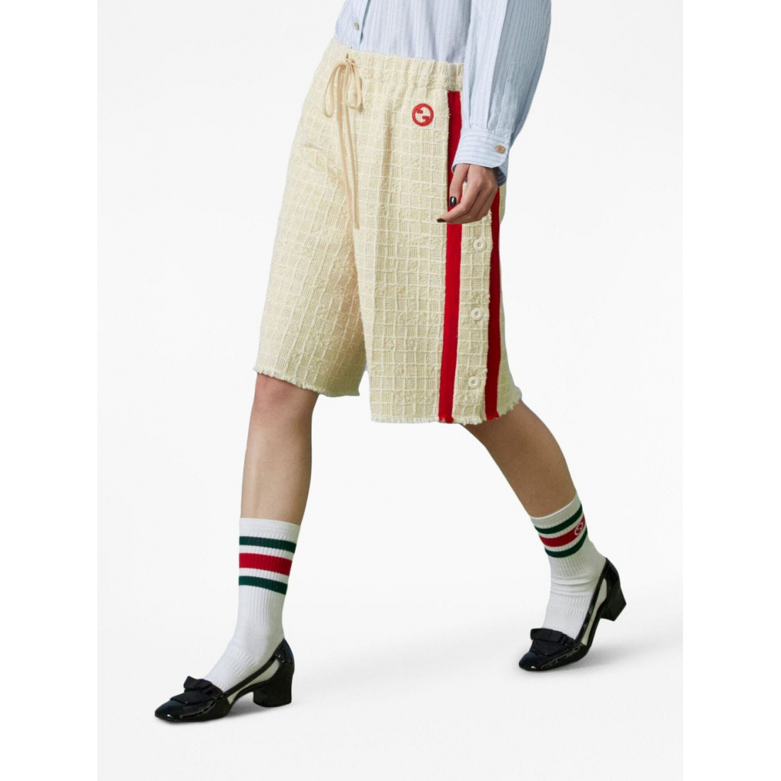 Women's 'Interlocking G-Embroidered' Shorts