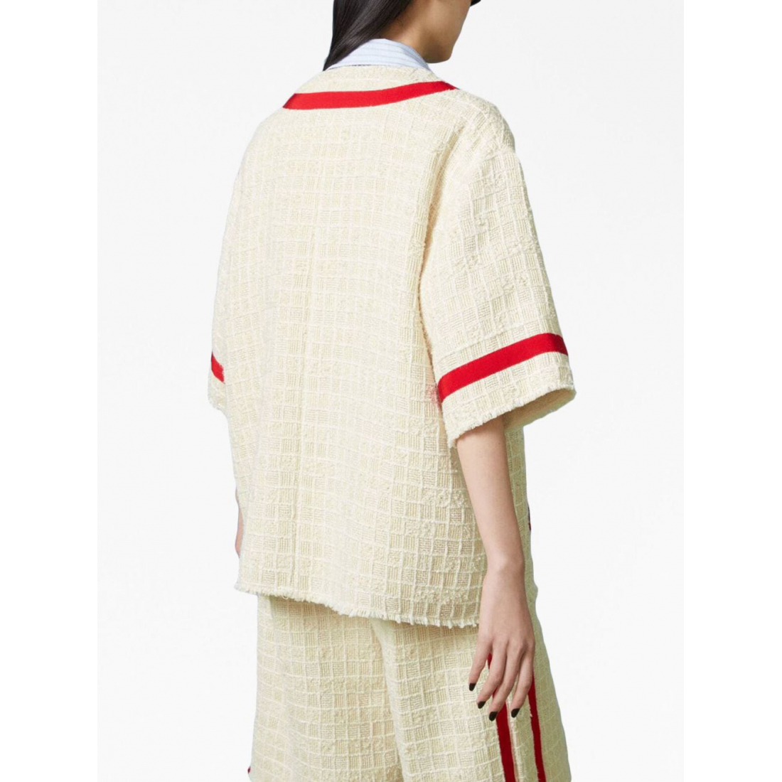 Surchemise 'Interlocking G-Embroidered' pour Femmes