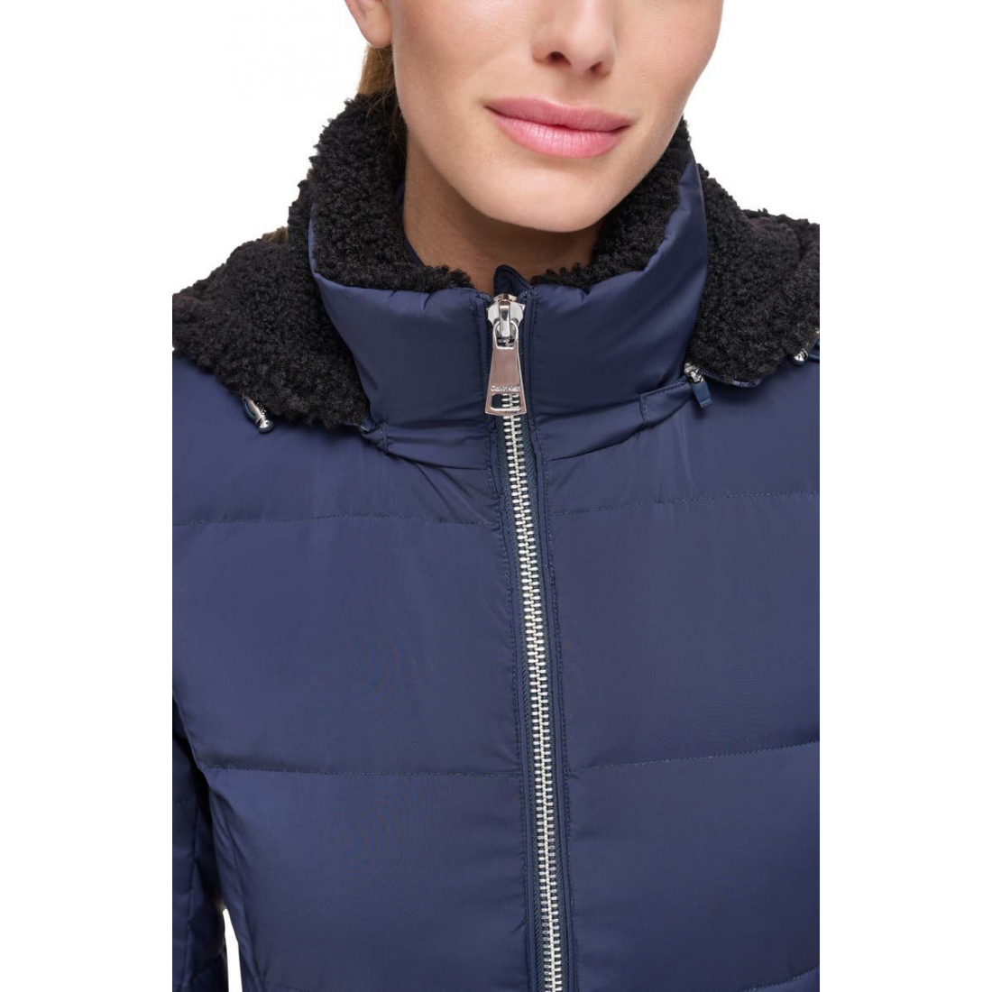 Doudoune en plumes 'Faux Shearling Lined' pour Femmes