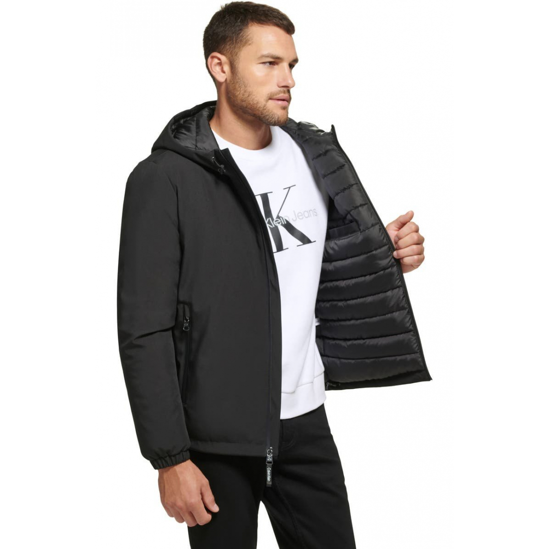 Veste 'Water Resistant Hooded' pour Hommes
