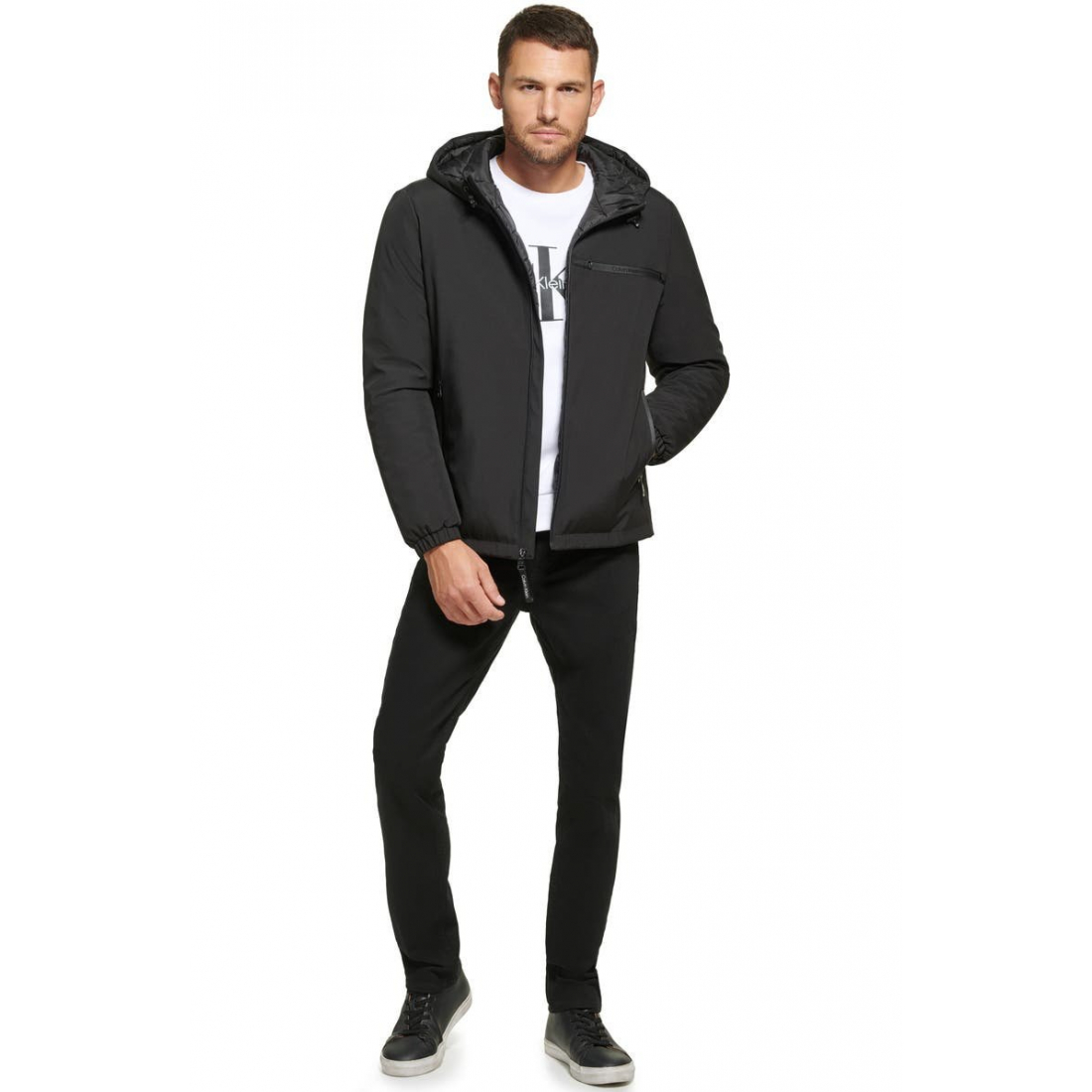 Veste 'Water Resistant Hooded' pour Hommes