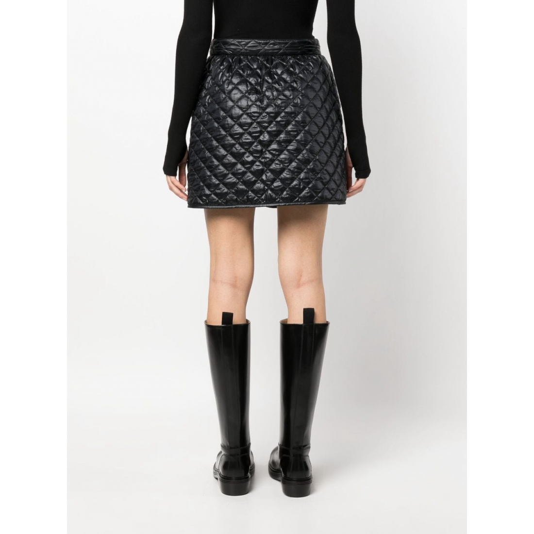 Mini Jupe 'Logo Patch Quilted' pour Femmes