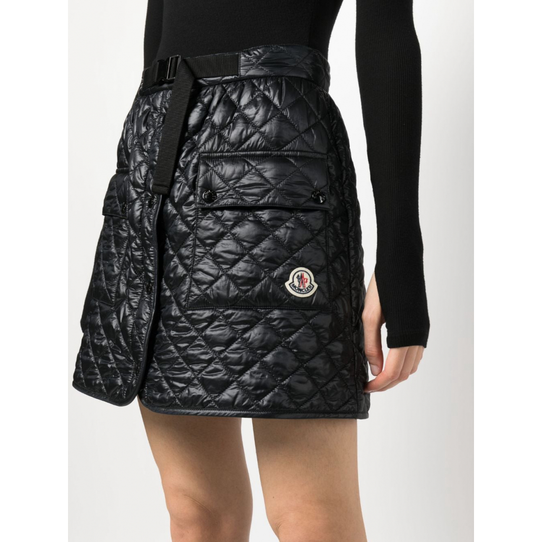 Mini Jupe 'Logo Patch Quilted' pour Femmes