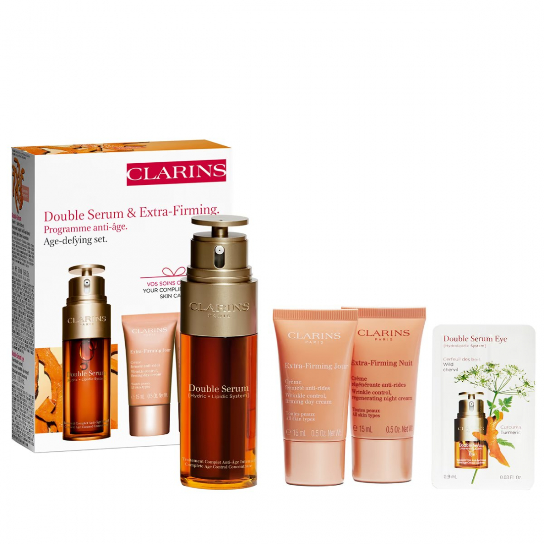 'Double Serum Extra Firming' SkinCare Set - 4 Pieces