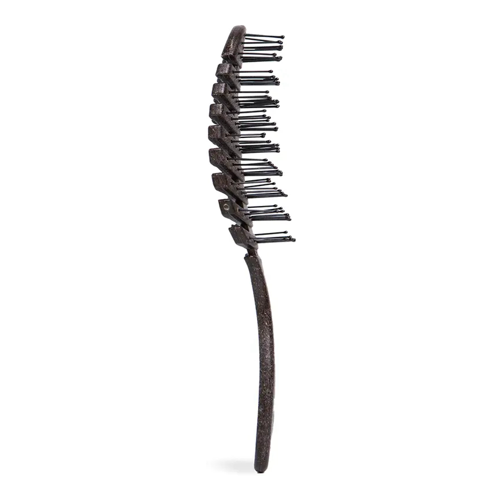 'Round Flexible Hair Bio-Based Coffee' Hair Brush