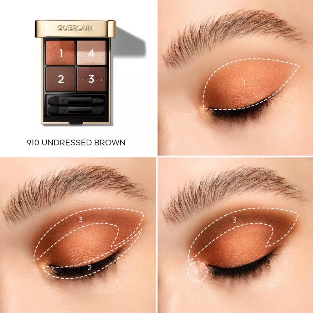 Palette de fards à paupières 'Ombres G' - 910 Undressed Brown 6 g