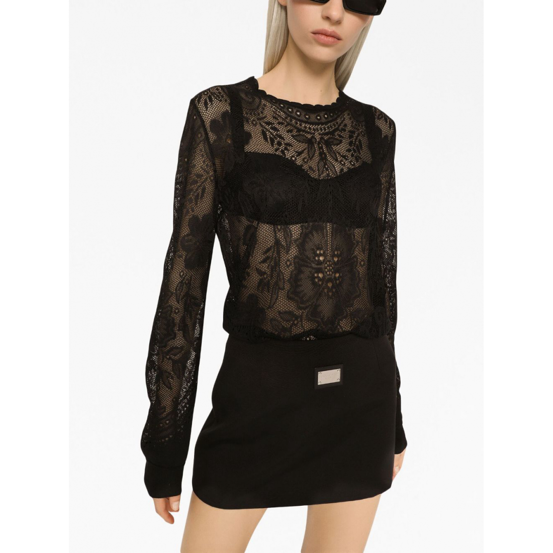 Mini Jupe 'Logo Plaque' pour Femmes