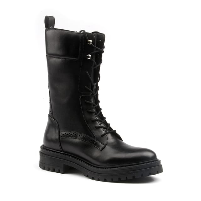 Women's 'D Hoara Lace-Up With Zipper' Ankle Boots