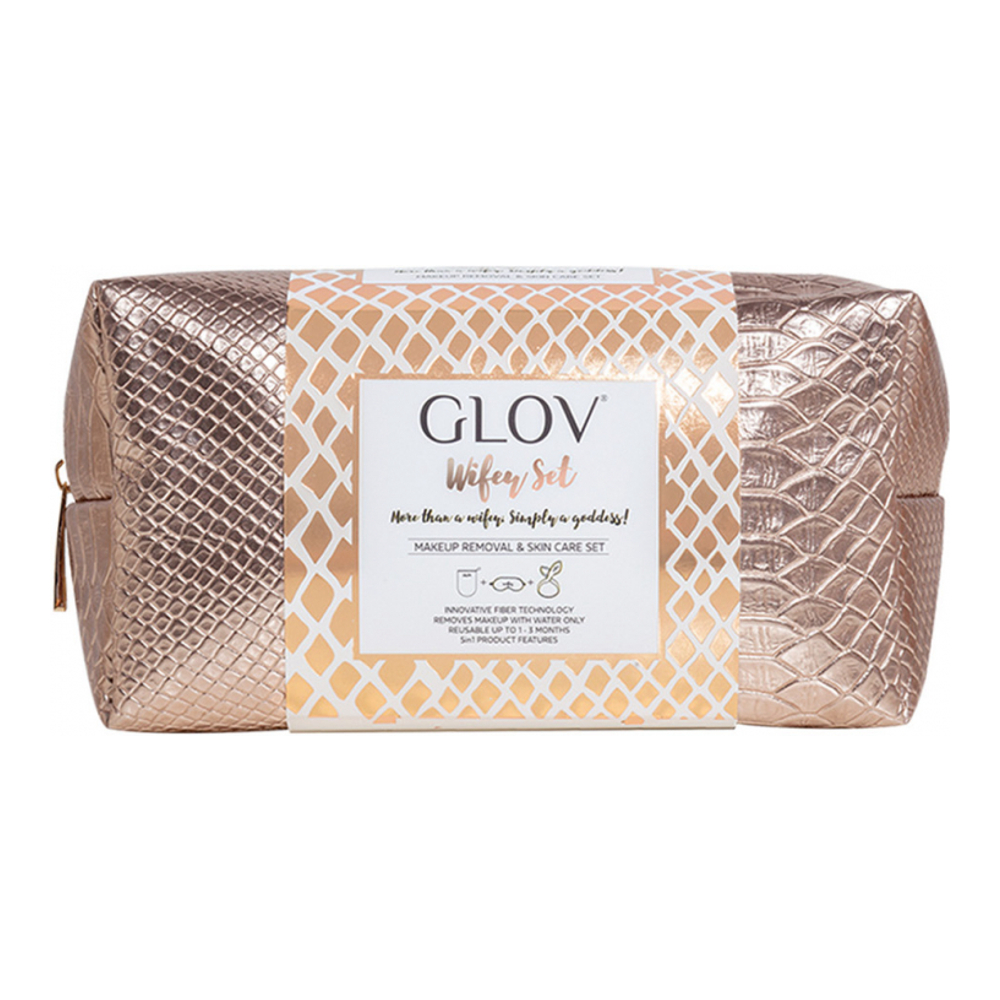 Wifey Set | Gant De Démaquillage Avec Un Masque De Sommeil En Satin Et Un Bandeau Maquillage Cheveux 2-En-1