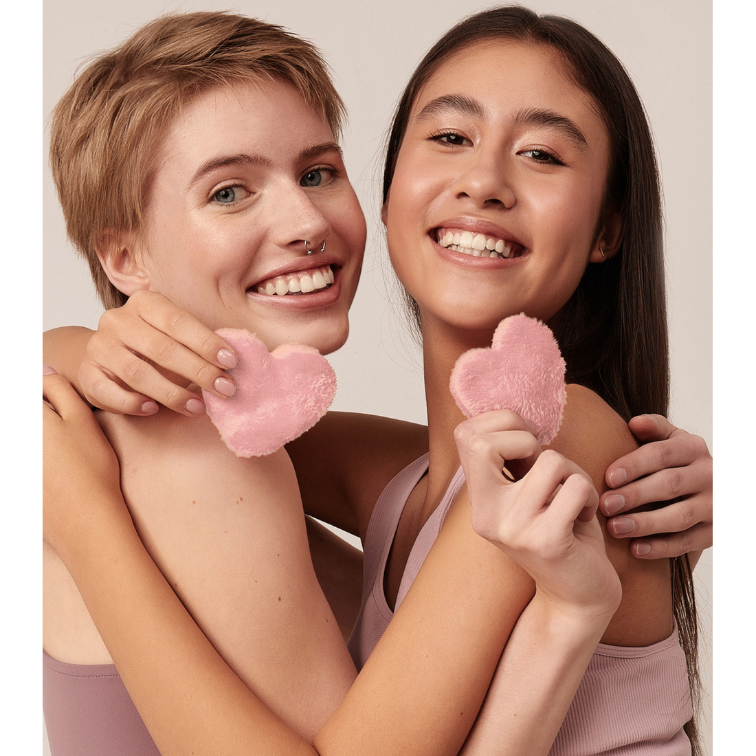 Pure Love Set | Heart-Shaped Reusable Cosmetic Pads 6-Pack