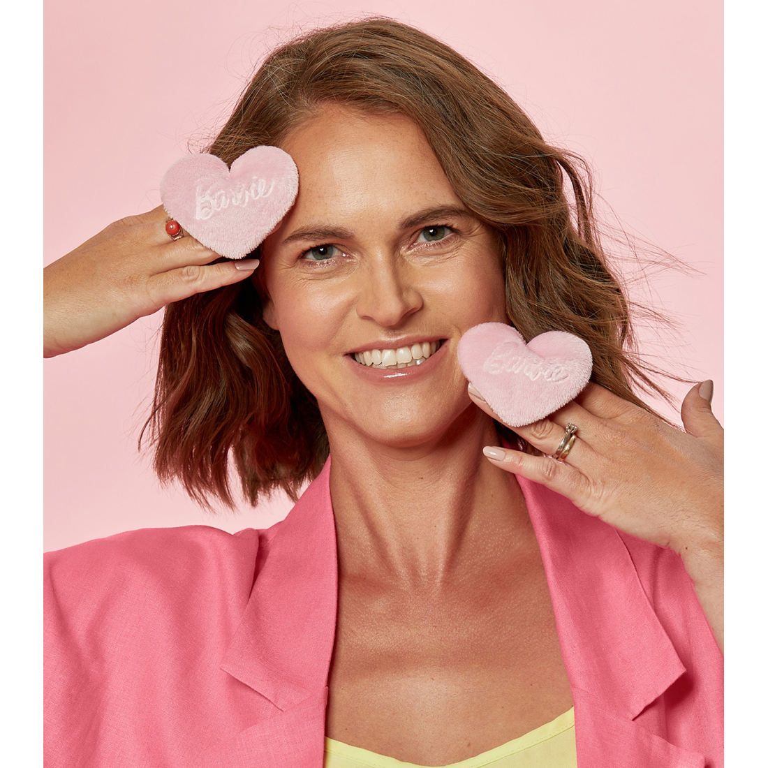 Barbie™ ❤︎ Heart-Shaped Reusable Cosmetic Pads 5-Pack