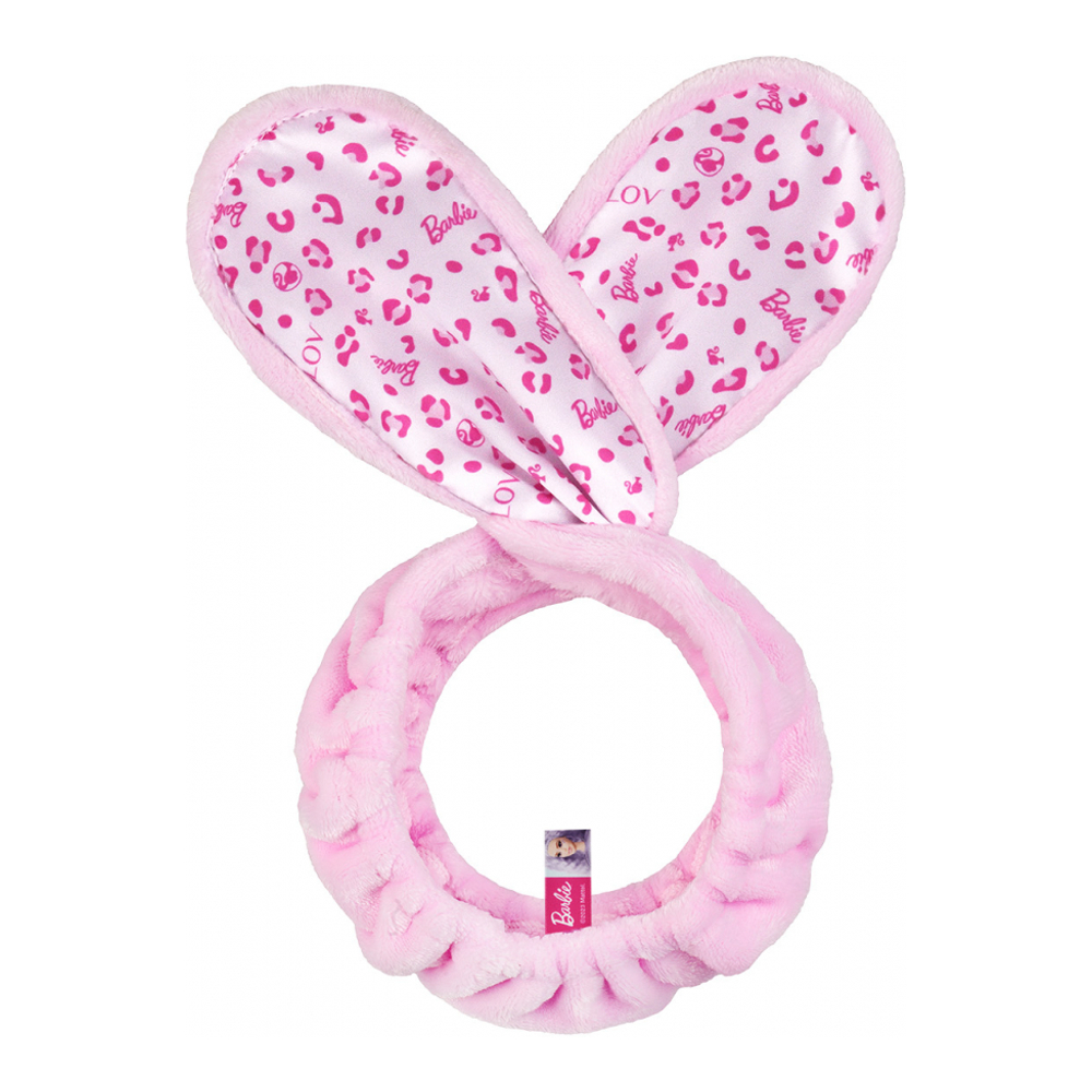Barbie™ ❤︎ Bunny Ears Hair Protecting Headband And Hair Tie | Pink Panther
