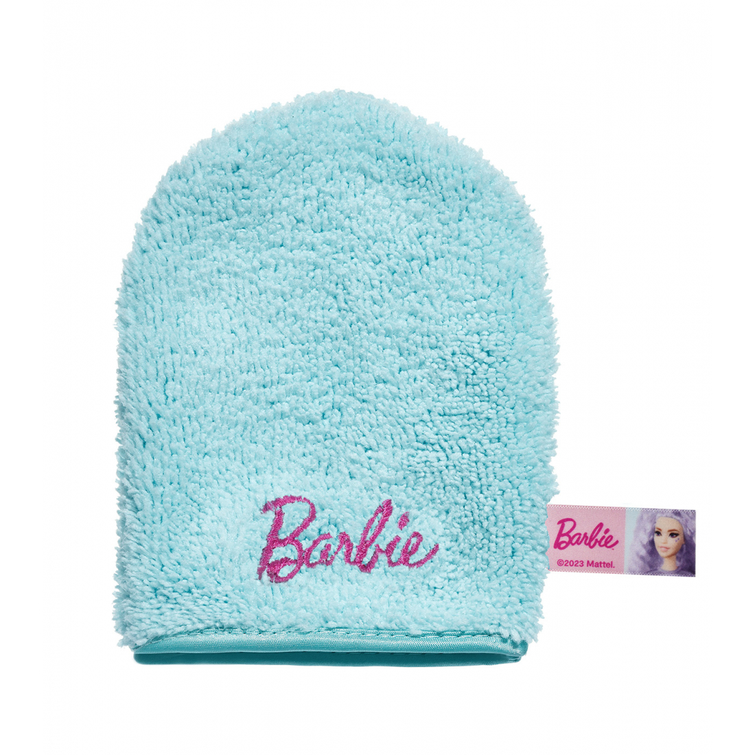 Barbie™ ❤︎ Water-Only Makeup Removing And Skin Cleansing Mitt | Blue Lagoon