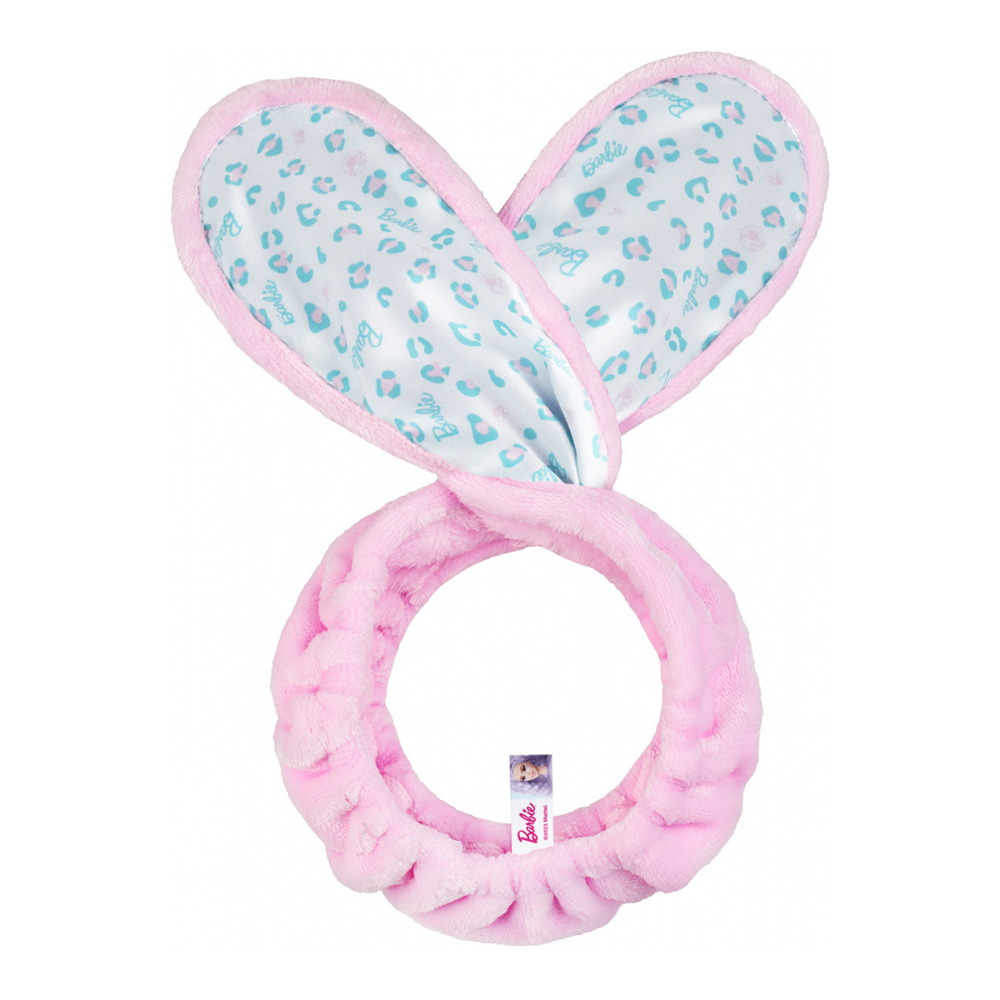 Barbie™ ❤︎ Bunny Ears Hair Protecting Headband And Hair Tie | Blue Panther