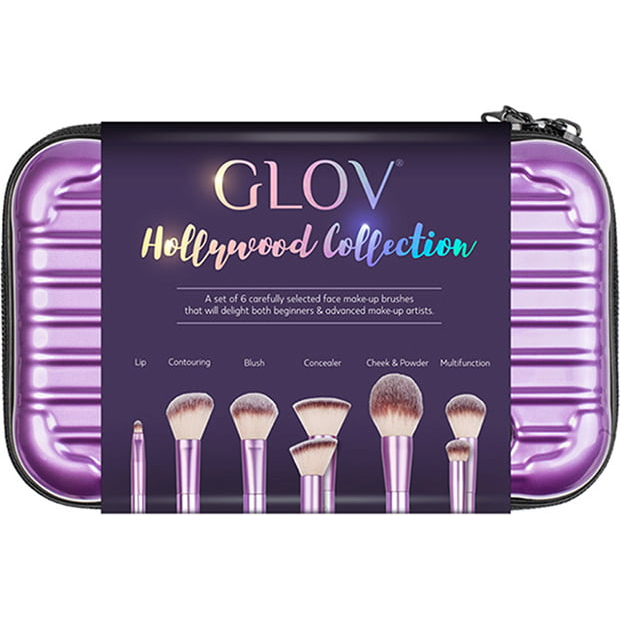 Hollywood Collection 6 Professional Makeup Brushes