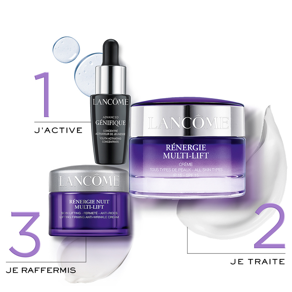 Coffret de soins du visage 'Rénergie Multi-Lift' - 3 Pièces