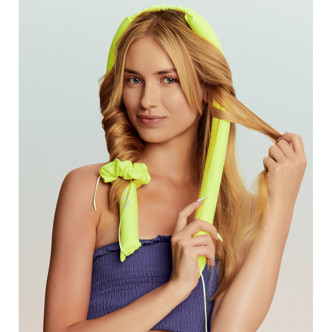 Coolcurl™ Kit Boucles Sans Chaleur 1 Tige À Boucler Et 2 Chouchous Bag