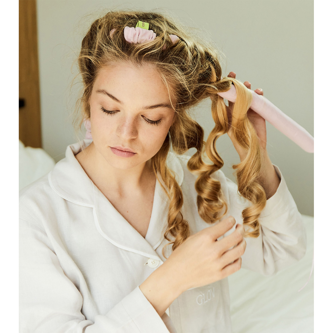 Coolcurl™ Kit Boucles Sans Chaleur 1 Tige À Boucler Et 2 Chouchous Bag