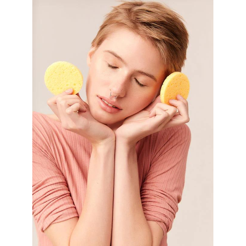 Éponges Compressées Pour Le Visage En Cellulose – Lot De 15